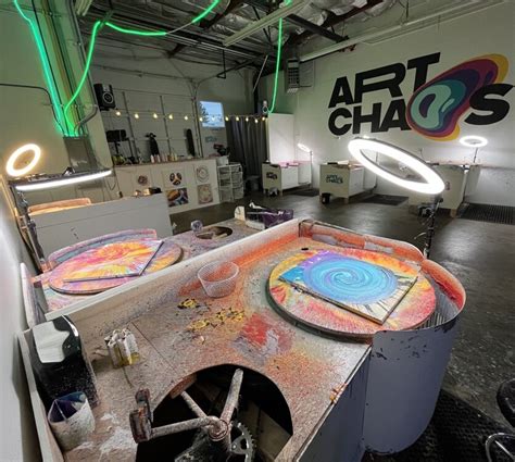 Spin art raleigh - At this location we offer Spin art and Splatter Room. Came out really good looking!#spinartnation #splatterstudio#thingstodoinraleigh